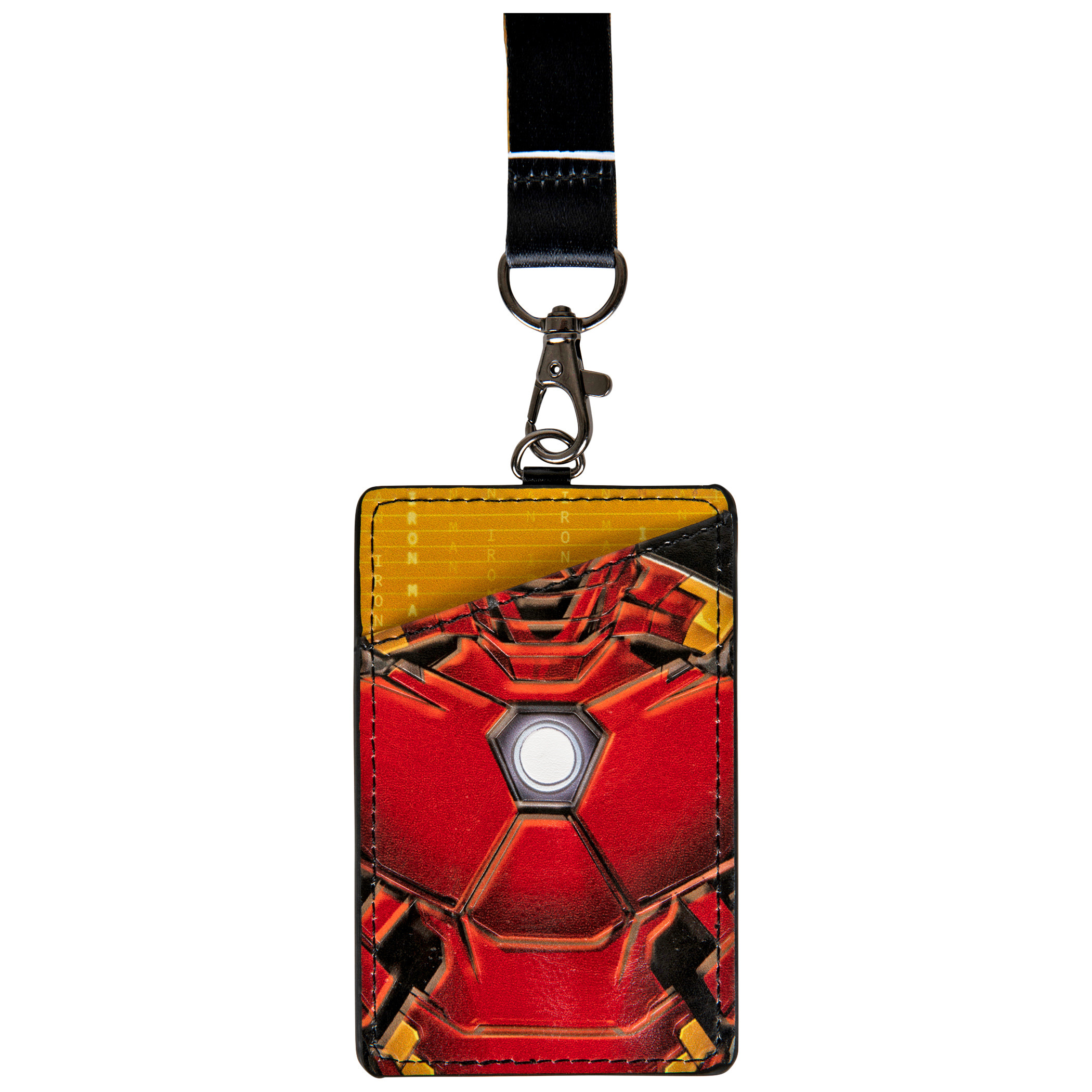 Marvel Iron Man Chest Arc Reactor ID Card Holder Lanyard